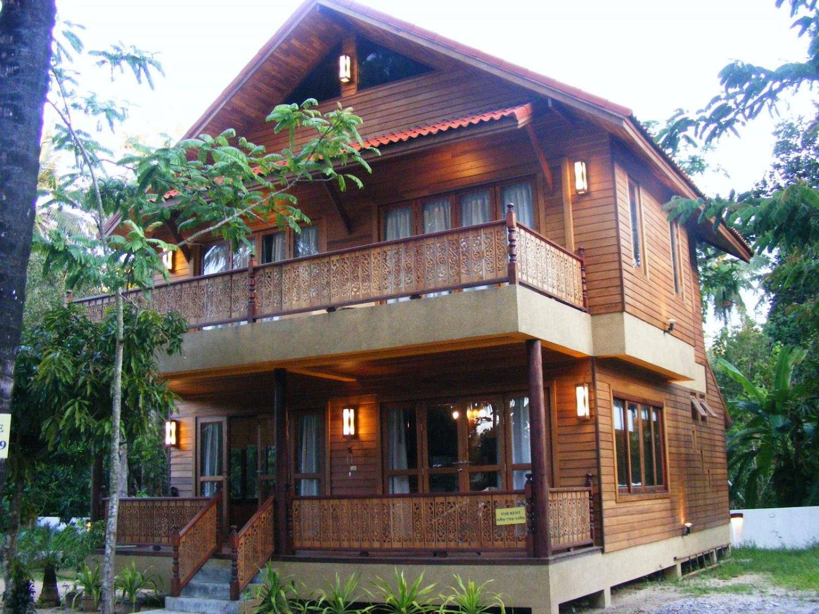 Baan Banyan Villa, Wood House Short Walk To Mae Nam Beach Exterior photo